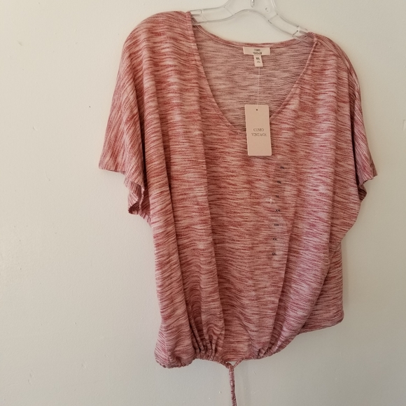 Drawstring Short Sleeve Top - Picture 4 of 6